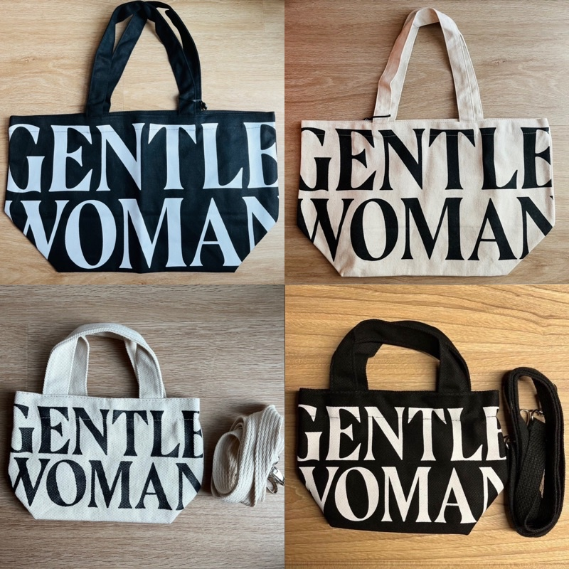 Ready Stock Gentlewoman Canvas Tote Bag (Micro & Big)