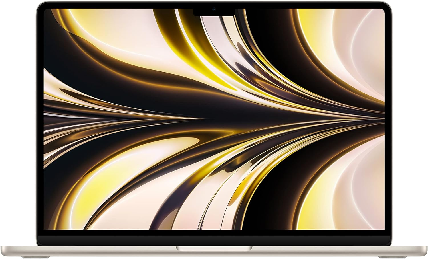 Máy tính xách tay Apple MacBook Air 2022 với chip M2: Được xây dựng cho Apple Intelligence, Màn hình Liquid Retina 13,6 inch, RAM 8GB, Bộ nhớ SSD 512GB, Bàn phím có đèn nền, Camera FaceTime HD 1080p;