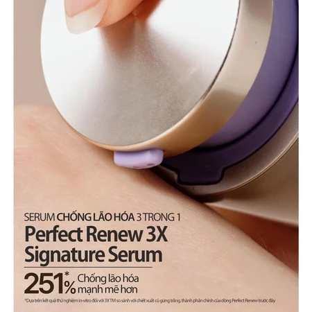 HB gift] Tinh Chất Chống Lão Hoá, săn chắc và căng bóng da Laneige Serum Perfect Renew 3X Signature 40ml