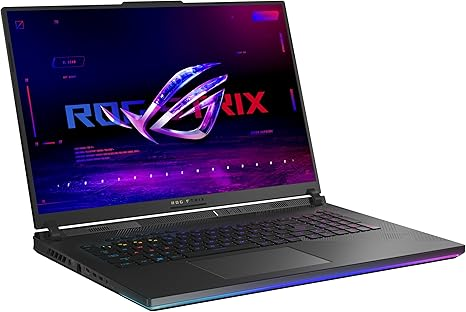 Máy tính xách tay chơi game ASUS ROG Strix Scar 18 (2024), 18” Nebula HDR 16:10 QHD 240Hz/3ms, GeForce RTX™ 4080, Intel® Core™ i9-14900HX, 32GB DDR5-5600, 1TB PCIe SSD, Wi-Fi 6E, Windows 11 Pro, G834J