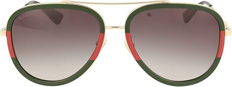Gucci Pilot Urban Web Block Aviator Sunglasse