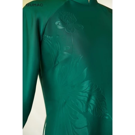 Set lẻ Áo dài xin chào VIETNAM thời trang GUMAC QPD12012 - Quần lụa phom rộng QD12013