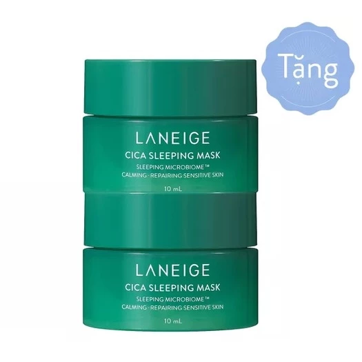 Bộ 2 Mặt nạ ngủ dưỡng ẩm LANEIGE Cica Sleeping Mask 10MLx2