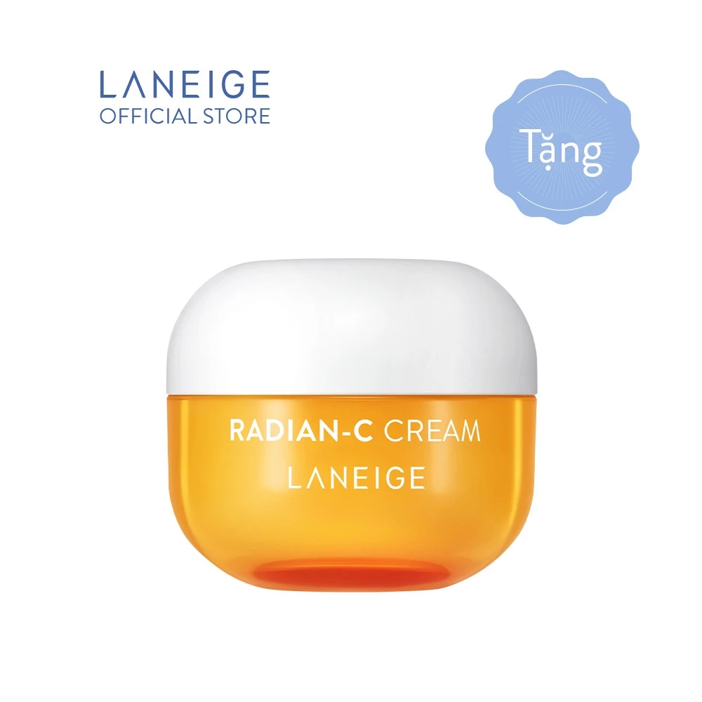 [HB Gift] Kem dưỡng trắng da làm mờ đốm nâu LANEIGE Radian-C Cream 10ML