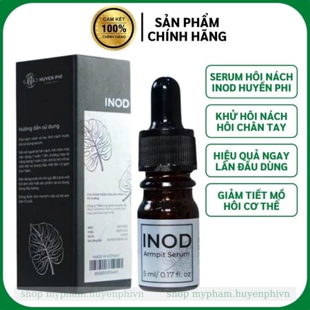 Serum inod hôi nách Huyền Phi 5ml khử mùi hôi chân, hôi nách, ngăn tiết mồ hôi nách, hôi chân.