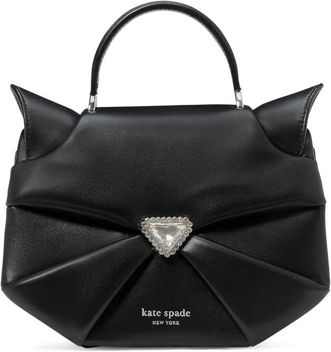 kate spade new york Women's Whiskers Smooth Leather 3D Cat Crossbody