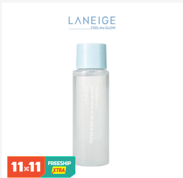[HB gift] Dầu tẩy trang làm sạch sâu Laneige Waterbank Blue HA Cleansing Oil 25ml