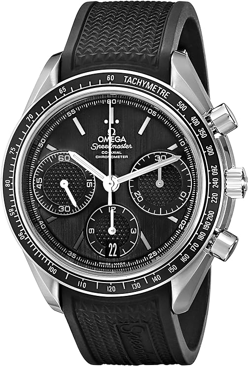 Đồng hồ Omega nam Speed ​​Master Analog Display Automatic Self Wind màu đen 32632405001001