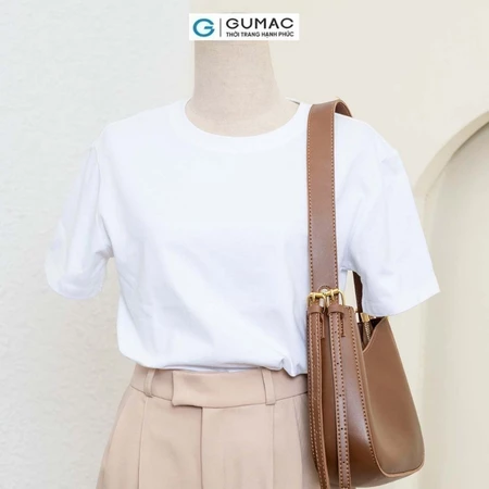 Áo thun trơn nữ cơ bản nhiều màu Gmorning - GUMAC YA05 - YATE10093