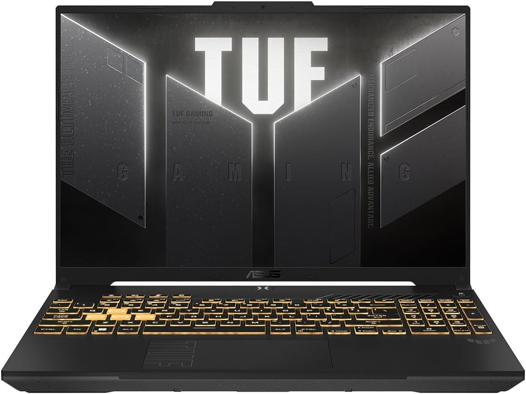 Máy tính xách tay chơi game ASUS TUF Gaming F16 (2024), Màn hình 16” FHD+ 165Hz 16:10, Intel® Core™ i7-13650HX, NVIDIA® GeForce RTX™ 4060, 16GB DDR5, 512GB PCIe Gen4 SSD, Wi-Fi 6, Windows 11, FX607JV-