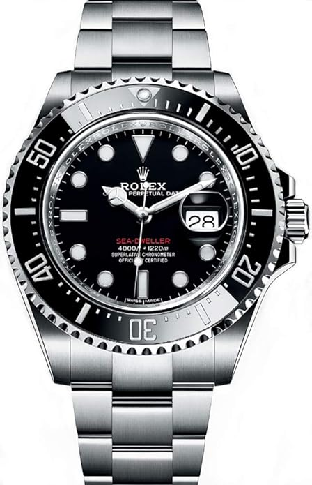 Đồng hồ Rolex Oyster Perpetual Sea-Dweller 43 mm bằng gốm, thép không gỉ dành cho nam 126600BKSO